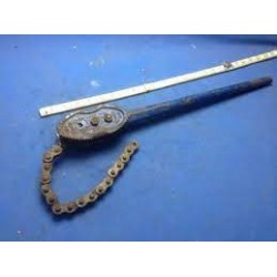Chain pipe wrench 48"